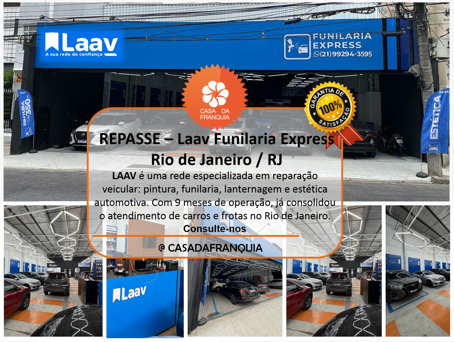 Laav 🎯 OPORTUNIDADE DE REPASSE – LAAV Rio de Janeiro (Franquia Automotiva ...